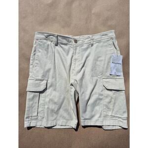 Tommy Bahama Men's sz 34 Bleached Sand Twill Coastal Key 9" Cargo Shorts $110